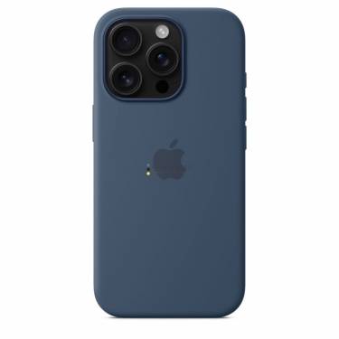 Apple iPhone 16 Pro Silicone Case with MagSafe Denim